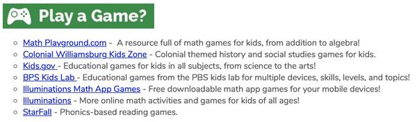 Play a Game